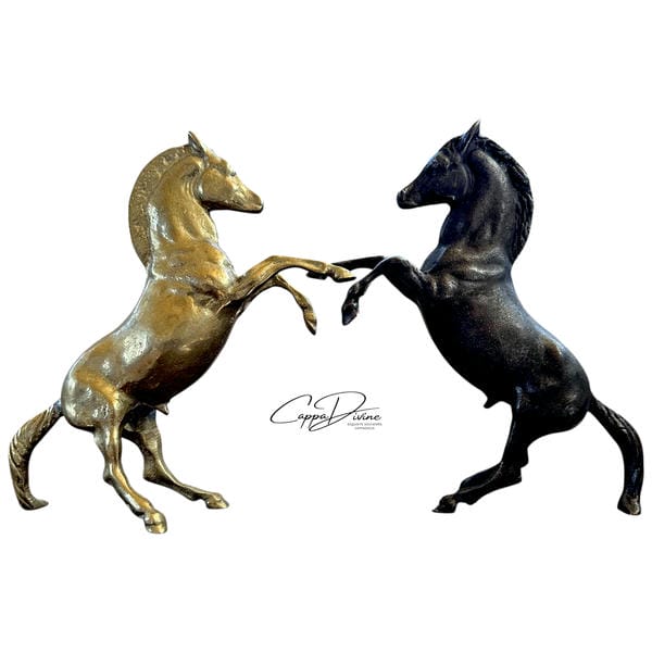 Decorative Piece – Bronze Rampant Horse