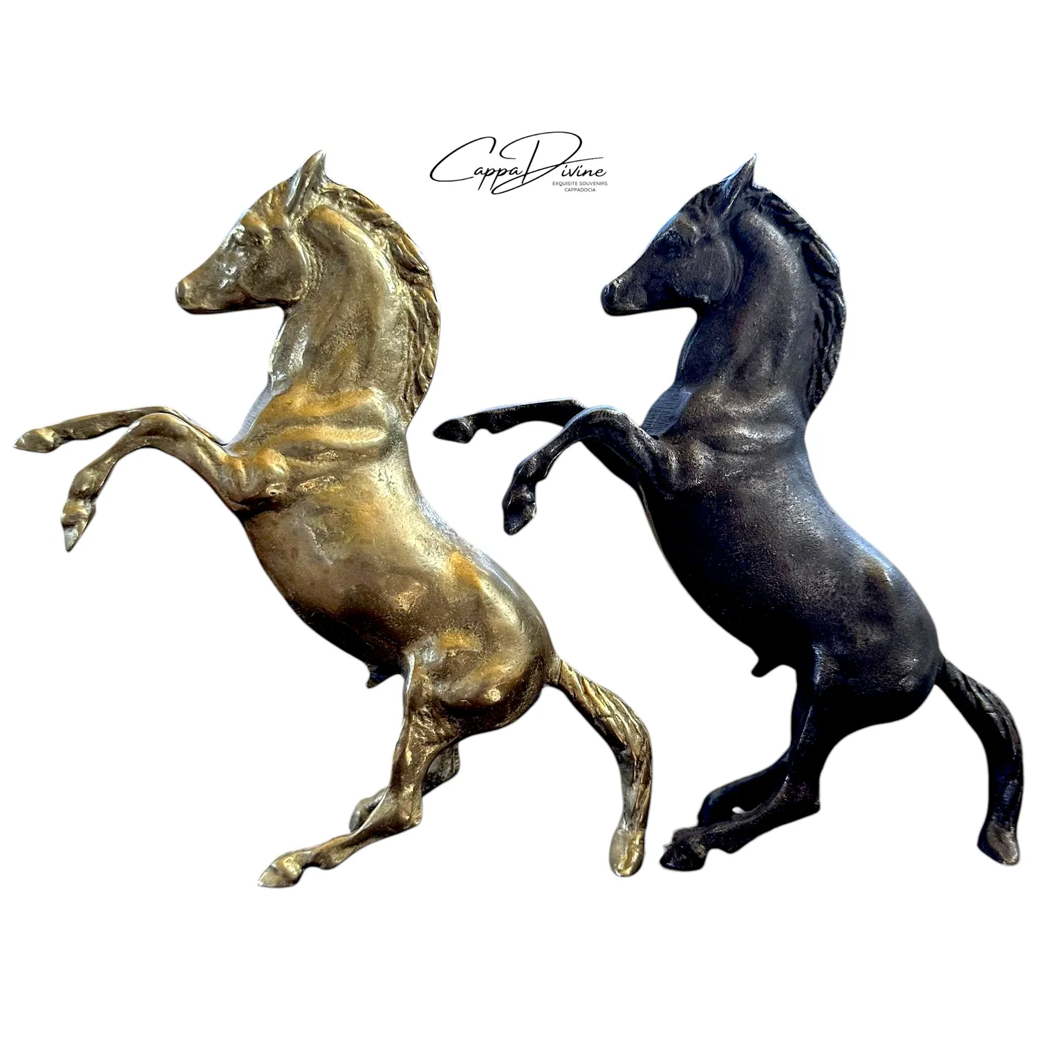 Decorative Piece – Bronze Rampant Horse