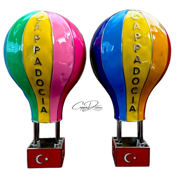 Decorative Piece – Colorful Metal Hot Air Balloon