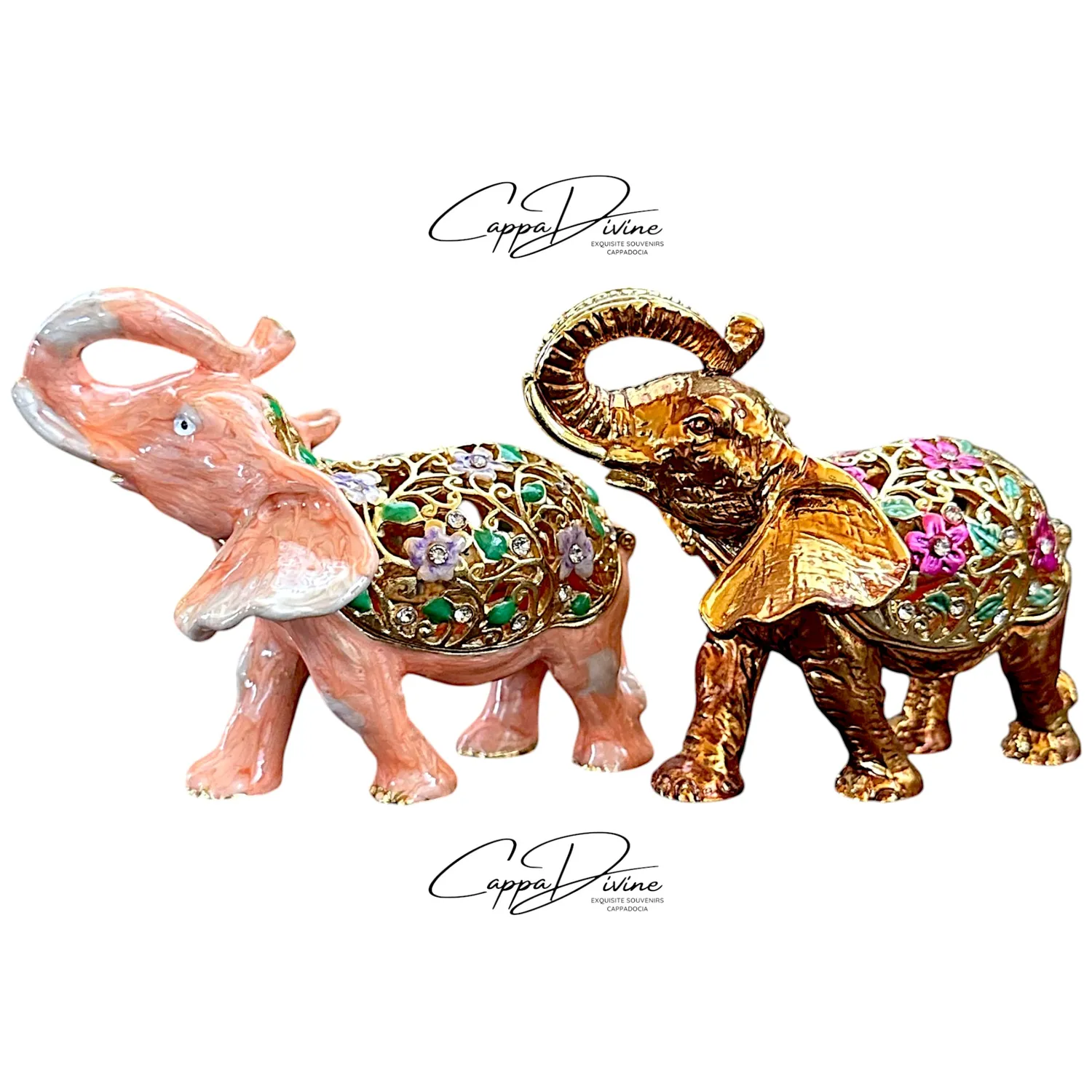Decorative Piece – Flowerback Elephant