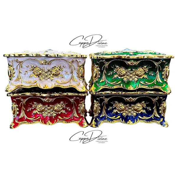 Jewelry Box with Crystal Stones