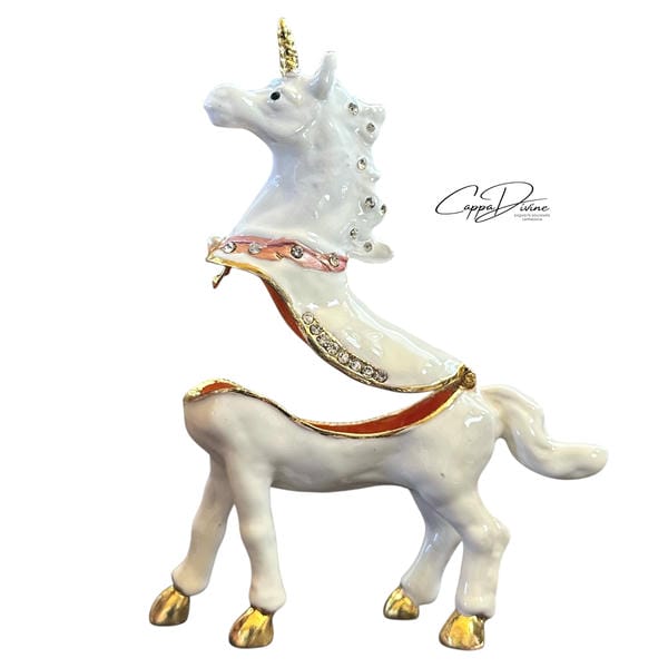 Decorative Piece – Unicorn with Crystal Stones