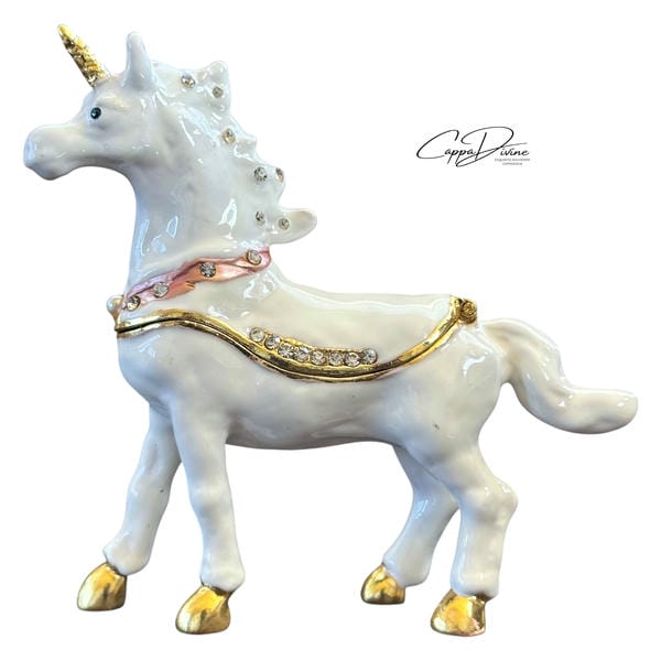 Decorative Piece – Unicorn with Crystal Stones