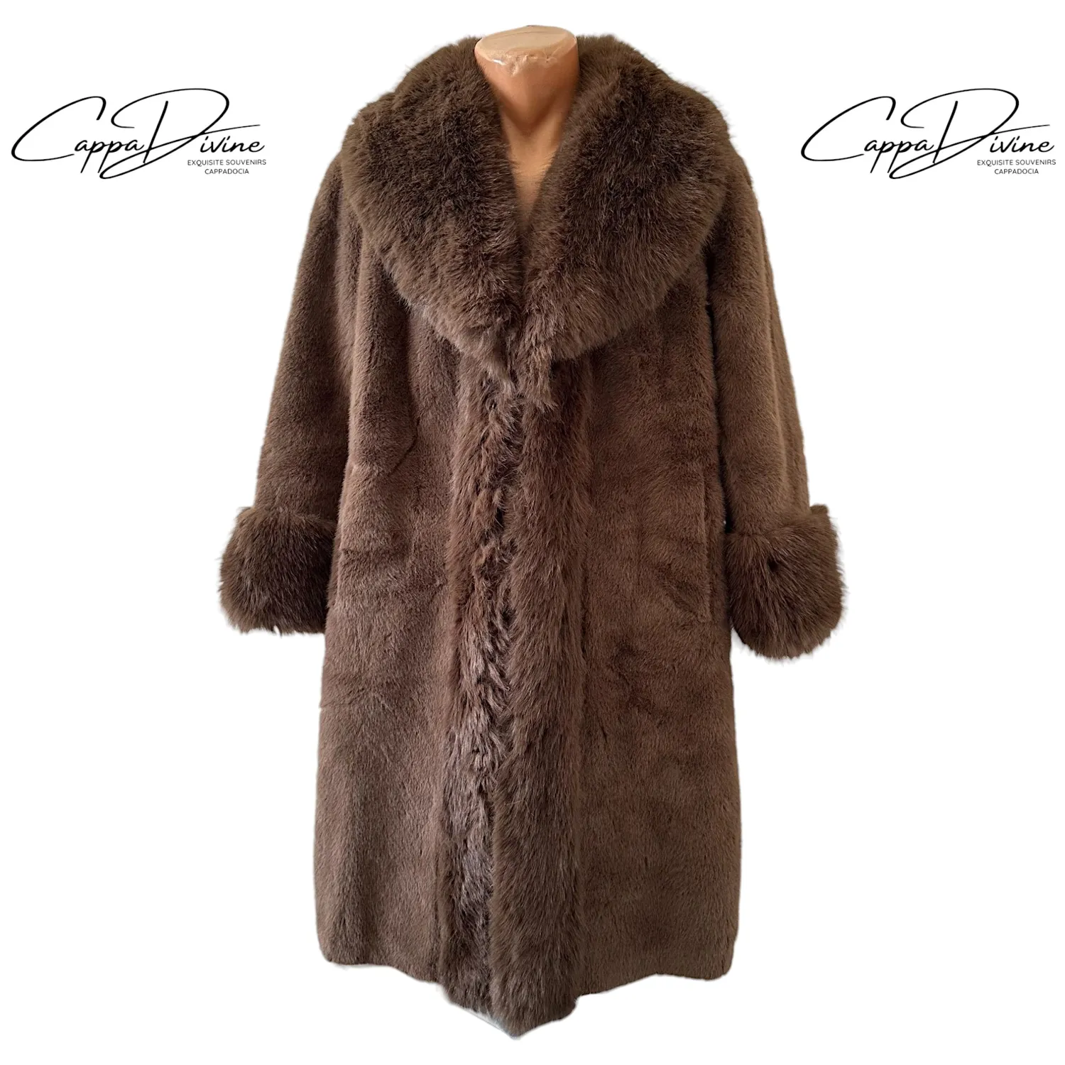 Angora Fur Coat – Plain & Long
