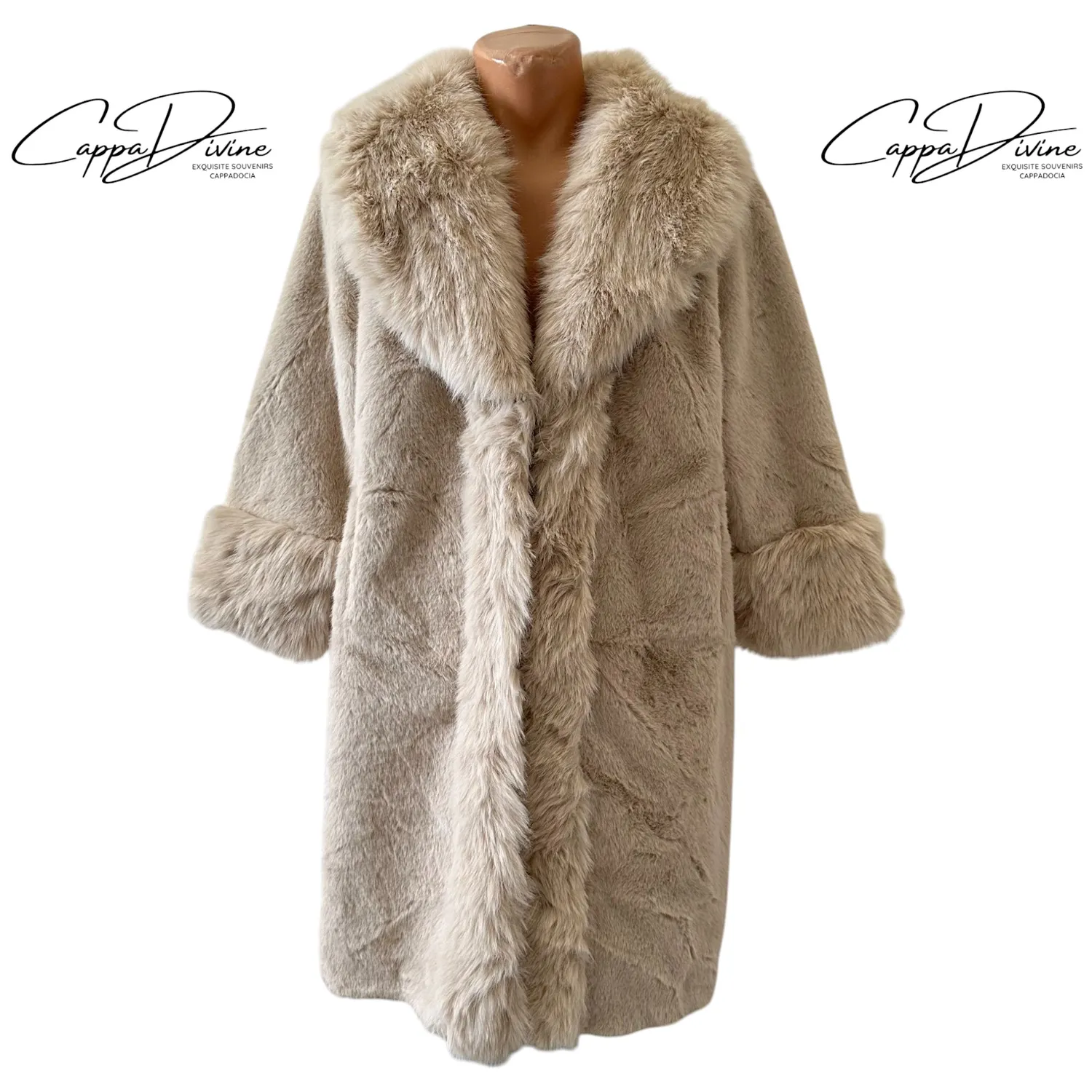 Angora Fur Coat – Plain & Long