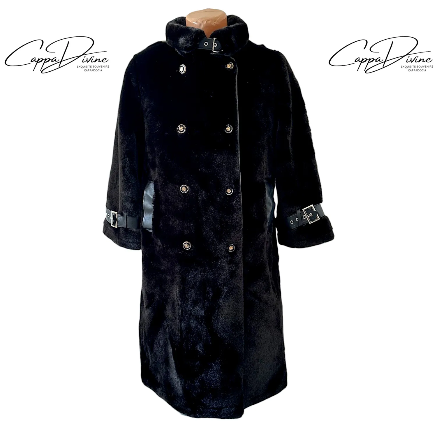 Angora Fur Coat – Leather & Long
