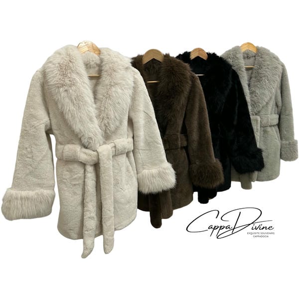 Angora Fur Coat – Plain & Short