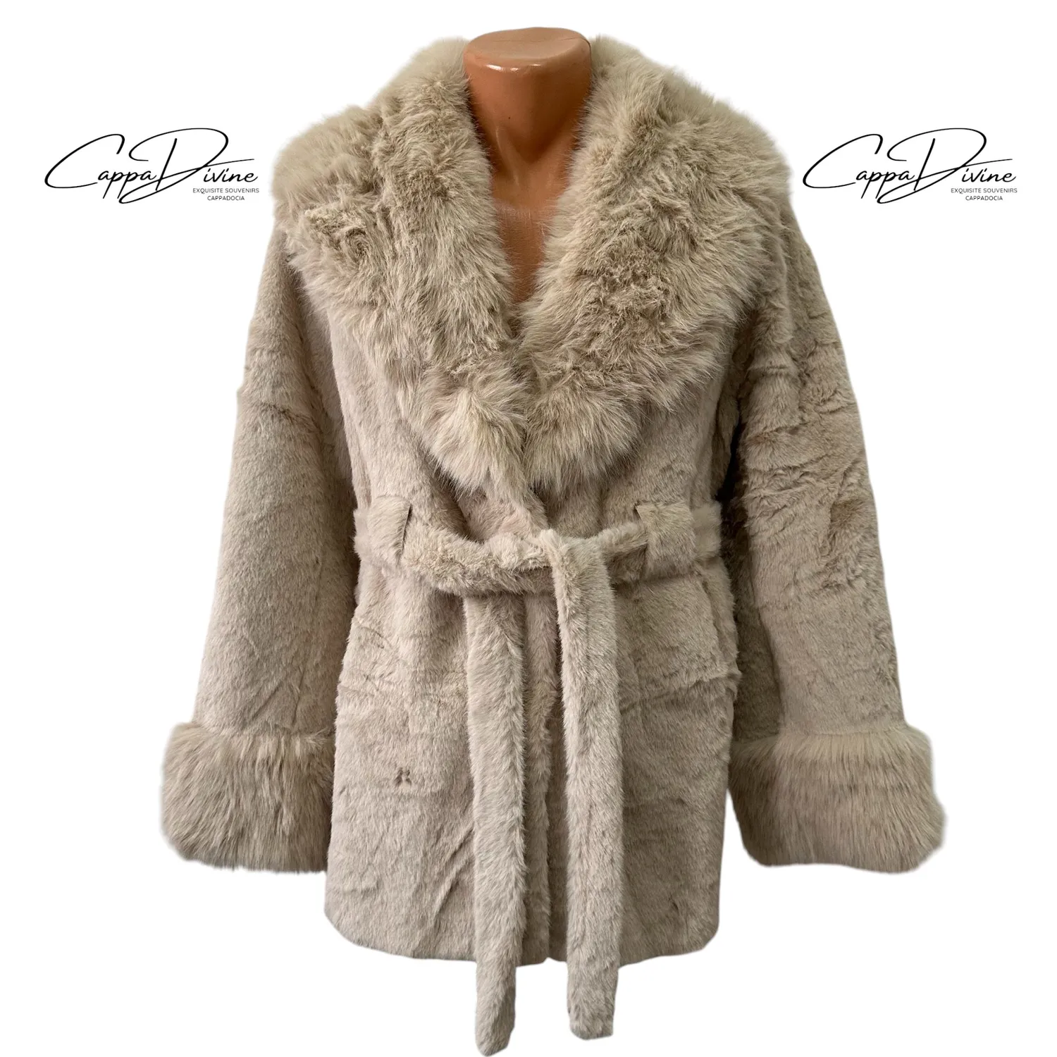 Angora Fur Coat – Plain & Short