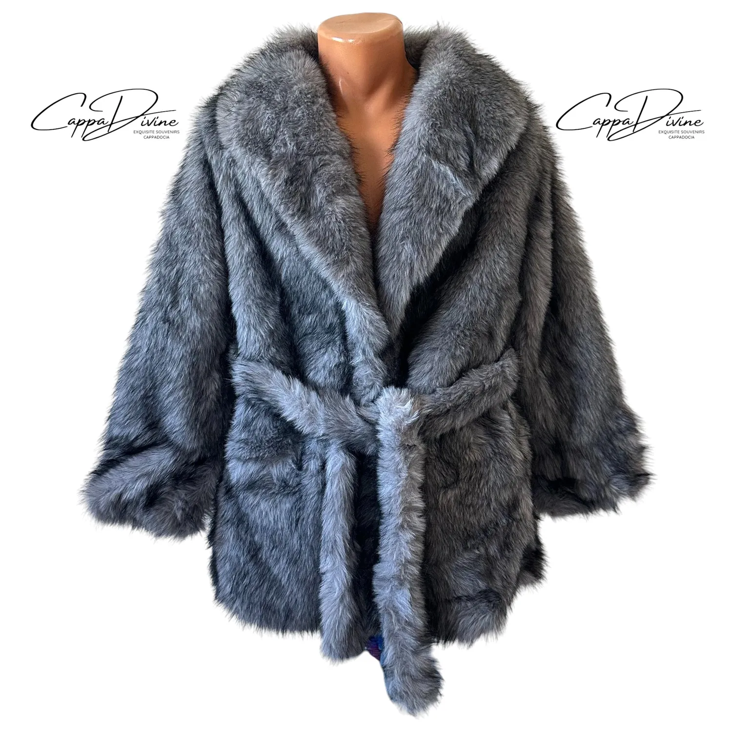 Angora Fur Coat – Short & Fluffy Design