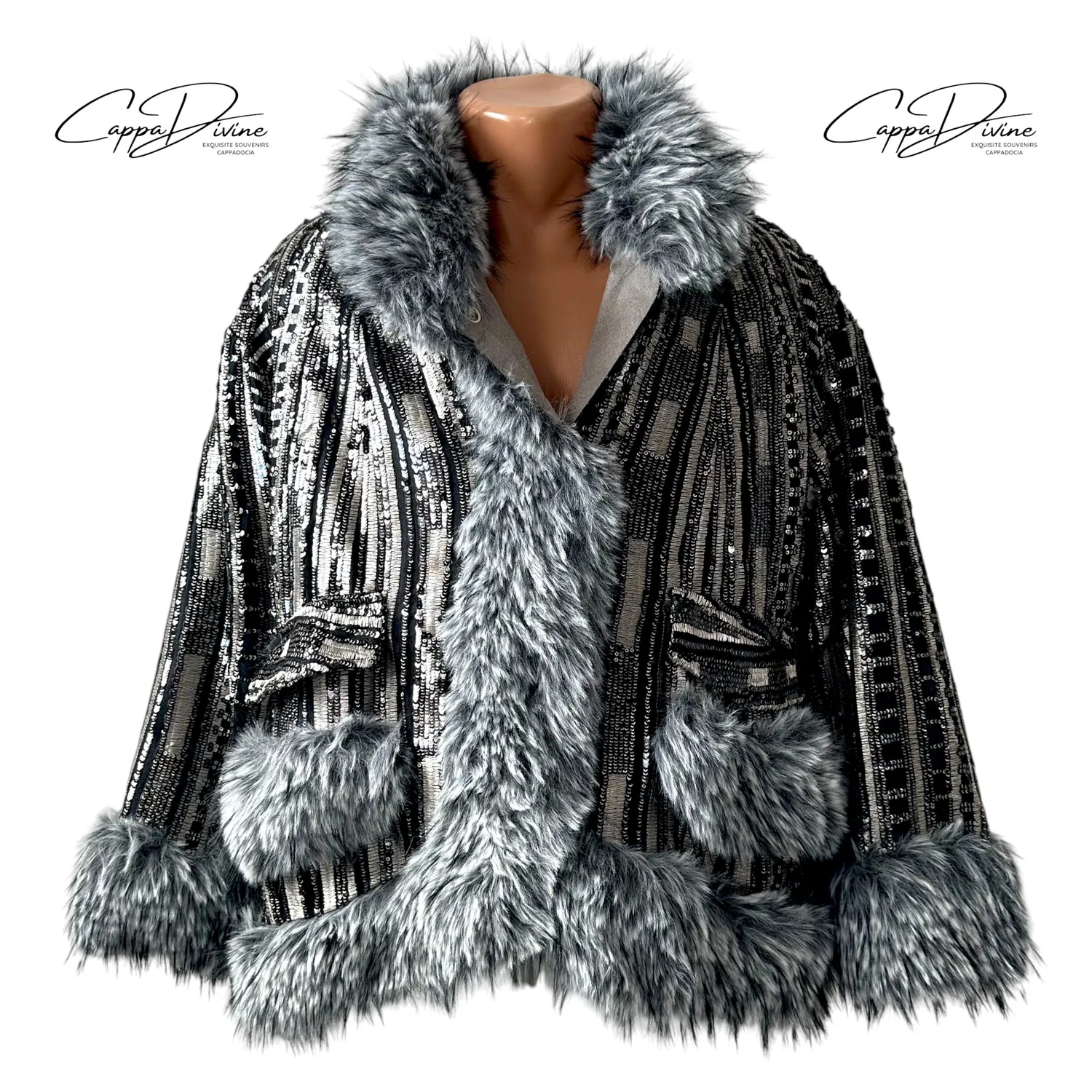 Fur Coat – Sequin Design