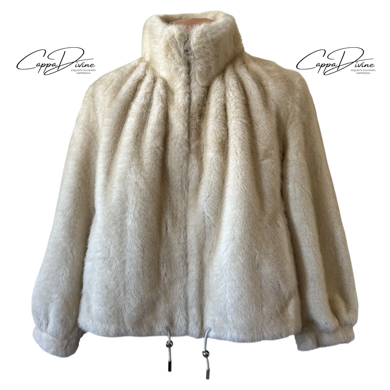 Short Mink Fur Coat – Low Neck & Vintage Design