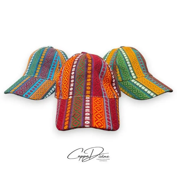 Kilim Patterned Baseball Hat