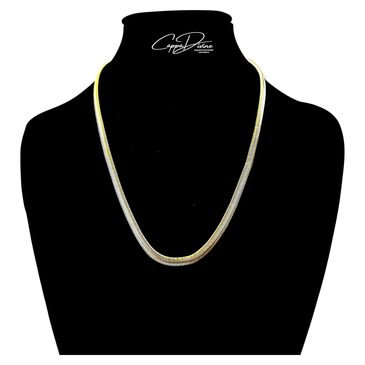 Stainless Steel Italian Flat Chain – Unisex